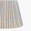 Isla 35cm Jute Striped Natural & Blue Tapered Lampshade