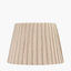 Isla 35cm Jute Striped Natural & Olive Tapered Lampshade