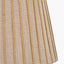 Isla 35cm Jute Striped Natural & Yellow Tapered Lampshade