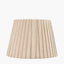 Isla 40cm Jute Striped Natural & Olive Tapered Lampshade