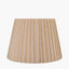 Isla 40cm Jute Striped Natural & Yellow Tapered Lampshade