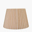 Isla 40cm Jute Striped Natural & Yellow Tapered Lampshade