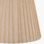 Isla 40cm Jute Striped Natural & Yellow Tapered Lampshade