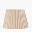 Isla 45cm Jute Striped Natural & Olive Tapered Lampshade