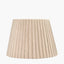 Isla 45cm Jute Striped Natural & Olive Tapered Lampshade