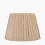 Isla 45cm Jute Striped Natural & Yellow Tapered Lampshade