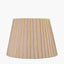Isla 45cm Jute Striped Natural & Yellow Tapered Lampshade