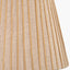 Isla 45cm Jute Striped Natural & Yellow Tapered Lampshade