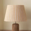 Isla 45cm Jute Striped Natural & Yellow Tapered Lampshade