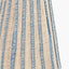 Isla 14cm Jute Striped Natural & Blue Tall Tapered Candle Clip Lampshade
