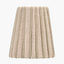Isla 14cm Jute Striped Natural & Olive Tall Tapered Candle Clip Lampshade