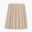 Isla 14cm Jute Striped Natural & Olive Tall Tapered Candle Clip Lampshade