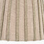 Isla 14cm Jute Striped Natural & Olive Tall Tapered Candle Clip Lampshade