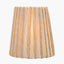 Isla 14cm Jute Striped Natural & Yellow Tall Tapered Candle Clip Lampshade