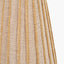 Isla 14cm Jute Striped Natural & Yellow Tall Tapered Candle Clip Lampshade