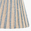 Isla 16cm Jute Striped Natural & Blue Tapered Lampshade