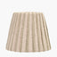 Isla 16cm Jute Striped Natural & Olive Tapered Lampshade