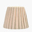 Isla 16cm Jute Striped Natural & Olive Tapered Lampshade