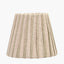 Isla 16cm Jute Striped Natural & Olive Tapered Lampshade