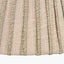 Isla 16cm Jute Striped Natural & Olive Tapered Lampshade