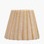Isla 16cm Jute Striped Natural & Yellow Tapered Lampshade