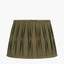 Odette 35cm Olive Green Cotton Slub Pinch Pleat Tapered Lampshade