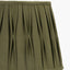 Odette 35cm Olive Green Cotton Slub Pinch Pleat Tapered Lampshade