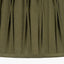 Odette 45cm Olive Green Cotton Slub Pinch Pleat Tapered Lampshade