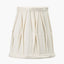 Odette 14cm White Linen Cotton Slub Pinch Pleat Tall Tapered Candle Clip Lampshade