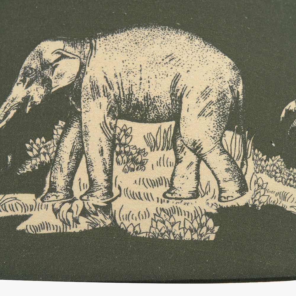 Nala 45cm Green Safari Printed Empire Lampshade
