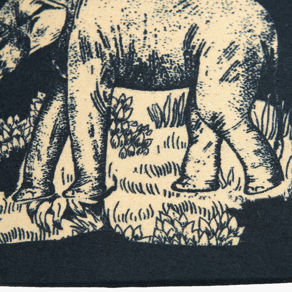 Nala 45cm Inky Blue Safari Printed Empire Lampshade