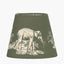 Nala 16cm Green Safari Printed Tapered Lampshade