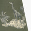 Nala 16cm Green Safari Printed Tapered Lampshade