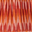 Suri 40 cm Pink and Orange Ikat Patterned Mushroom Pleat Tapered Lampshade