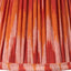 Suri 14cm Pink and Orange Ikat Patterned Mushroom Pleat Tall Tapered Candle Clip Lampshade