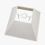 Pyramid 35cm Cream Cotton Tapered Square Lampshade