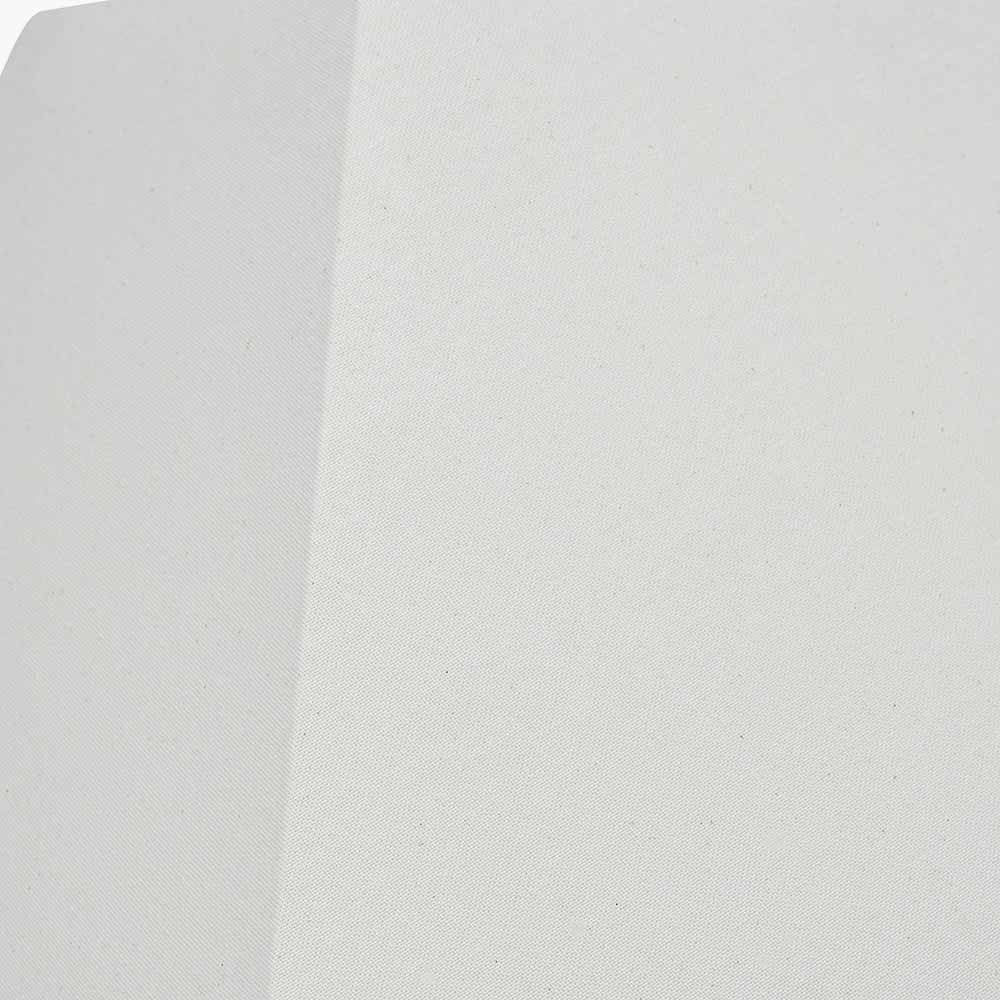 Pyramid 48cm Cream Cotton Tapered Square Shade