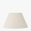 Seychelles 40cm Cream Slubby Cotton Empire Lampshade