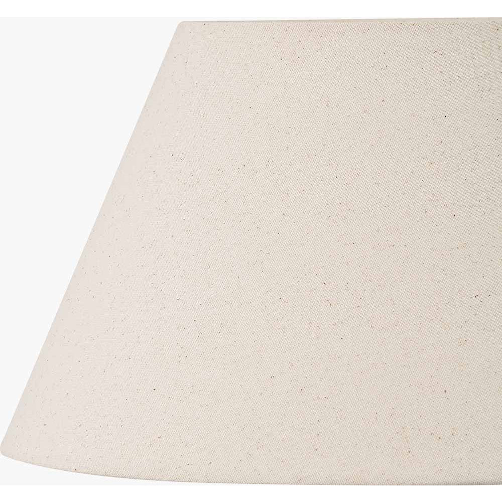 Seychelles 40cm Cream Slubby Cotton Empire Lampshade