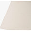 Seychelles 40cm Cream Slubby Cotton Empire Lampshade