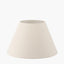 Seychelles 45cm Cream Slubby Cotton Empire Lampshade