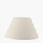 Seychelles 55cm Cream Slubby Cotton Empire Lampshade