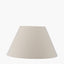 Seychelles 60cm Cream Slubby Cotton Empire Lampshade