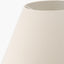 Seychelles 60cm Cream Slubby Cotton Empire Lampshade