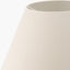 Seychelles 60cm Cream Slubby Cotton Empire Lampshade