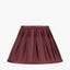 Garbo 25cm Mulberry Silk Mix Pinch Pleat Tapered Lampshade