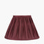 Garbo 25cm Mulberry Silk Mix Pinch Pleat Tapered Lampshade
