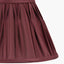 Garbo 25cm Mulberry Silk Mix Pinch Pleat Tapered Lampshade