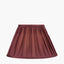 Garbo 30cm Mulberry Silk Mix Pinch Pleat Tapered Lampshade
