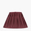 Garbo 30cm Mulberry Silk Mix Pinch Pleat Tapered Lampshade
